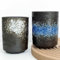 NIUKOMY Vintage Tasse à Thé Japonaise en Céramique, Ensemble de 2 Tasses à Thé Sans Anse en Porcelaine Chinoise, Noir 275ML