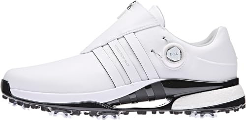 adidas Zapatos de golf Tour360 24 Boa para hombre, Calzado Blanco/Core Negro, 12.5
