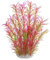 ANZONGYI 1Pcs Pink Fish Tank Plastic Plants Artificial Plastic Fish Tank Plants Fake Aquarium Aquatic Plant Simulation Pink Landscape Aquarium Plant for Fish Tank Plants Decoration