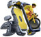 Motorcycle Phone Mount, [150mph Wind Anti-Shake][7.2inch Big Phone Friendly] Bike Phone Holder for Bicycle, [5s Easy Install] Handlebar Phone Mount, Compatible with iPhone, All Cell Phones (yellow)