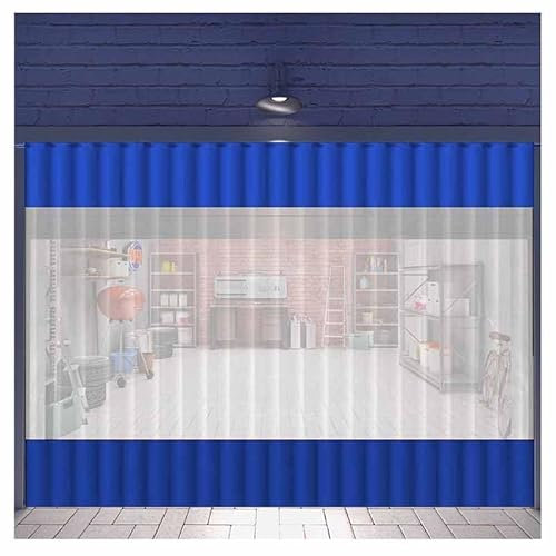 Tende Divisorie Per Garage -Tenda A Pannello Trasparente Per Esterni -Divisorio Delle Aree Di Lavoro Di Lavaggio Pergola Per Pergola, Portico, Gazebo, Su Misura ( Colore : Blu , Taglia : 1.2x3m )