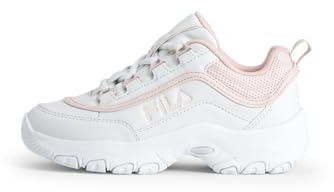 FILA Mädchen Strada Logo Kids Sneaker, White Mauve Chalk, 33 EU