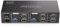 Commutateurs KVM HDMI 4k60hz KVM Switch 2 PC 2 Monitor USB 3.0 Dual Moniteurs pour Partageant Double Ordinateurs et 4 périphériques USB Prise en Charge du Mode Miroir et Extension avec 2-USB-Câble