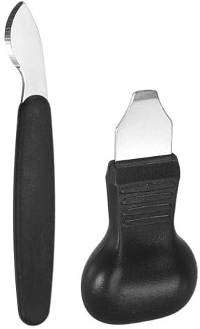 sourcing map Watch Back Cover Removal Tool 2pcs Knife Watch Replacement Repair Tool Kit Watch Back Case Opener for Watch Back Repair Change, Coffee