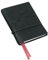 X17-A7 Notizbuch/Personal Organizer | 9 mm dünn | 9 mm dünn schwarz, aus Leder. Nachfüllbar. Notizheft (blanko). Nachfüllbar. Notizheft (blanko) mit Lesezeichenband, Made in Germany.