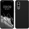 kwmobile Carcasa Compatible con OnePlus Nord CE 4 Lite 5G Funda - Case TPU y Silicona antigolpes - Apto Carga inalámbrica - Negro