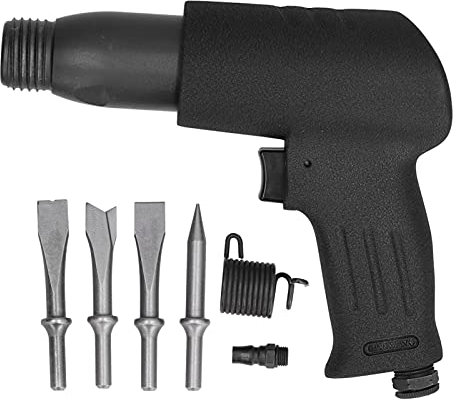 Handheld Air Hammer Kit Pneumatic Hammer Shovel Tool Alloy Steel Straight Air Chisel (Japanese Style)