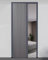 Porte Accordéon Portes Pliantes Intérieures avec Cadre en Aluminium et Tissu Cellulaire, Portes de Douche Accordéon Coulissantes Étanches pour Camping-car, Porte de Placard de Chambre Occultante(49x80