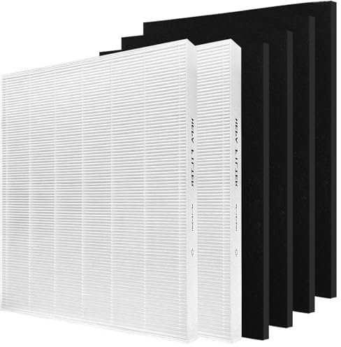 AP-1512HH Luftreiniger-Ersatz, kompatibel mit Coway Airmega AP-1512HH und Airmega 200M Luftreiniger, 2 True HEPA-Filter und 4 Carbon-Vorfilter für Teilenummer #3364899