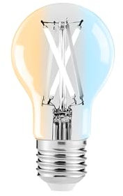 SYLVANIA Smart LED E27 | Warmweiß - Tageslichtweiß 2000K-6500K | 806lm - 60W Ersatz | dimmbare Glühbirne E27 | Birnenform | Leuchtmittel mit Fernbedienung, App, Alexa, Siri steuerbar