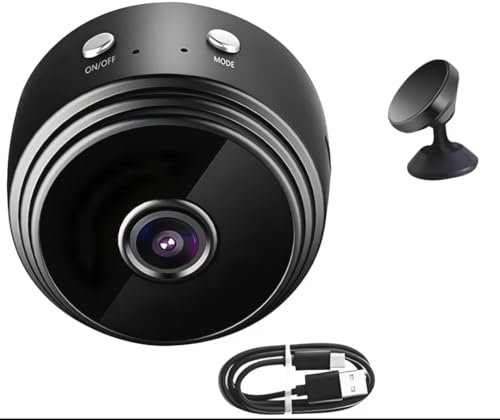 Easywoow cámara IP WiFi 360° a9 cámara de vigilancia con Sensor fhd 1080p,visión Nocturna,Seguridad para hogar notificaciones en Tiempo Real, admite Tarjeta SD,detección de Movimiento