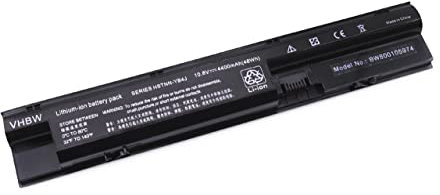 vhbw Batterie Compatible avec HP ProBook 470, 455, 470 G1, 470 G0, 455 G1, 455 G0 Ordinateur Portable (4400mAh, 10,8V, Li-ION)