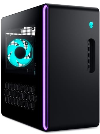 Alienware Aurora Gaming Desktop ACT1250 Processore Intel Core Ultra 7 265 KF, raffreddato a liquido, NVIDIA GeForce RTX 5070, 32 GB DDR5 RAM, 2 TB SSD, 1000 W Platinum Rated PSU, Win 11 Home