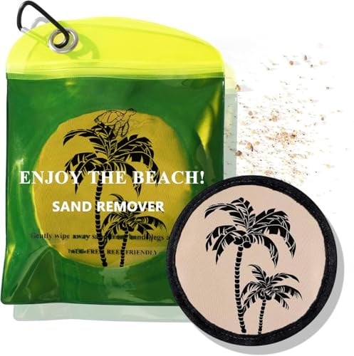 Hoqque Sand Remover Familie Accessoires Sandentferner Kinder Erwachsene Strand Entferner Camping Zubehör Urlaub Gadgets Must Haves Travel Essentials für Strandtuch Beach Reise Damen Geschenke 1 Stück