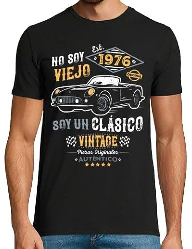 latostadora Camisetas Regalo 50 Cumpleaños Hombre - Camiseta 50 Años Hombre - Camiseta 1976