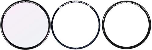 Kase KW Revolution Plus - Filtro magnetico antiurto UV IR Cut a bassa riflessione in vetro ottico con adattatore intarsiato (62 mm)