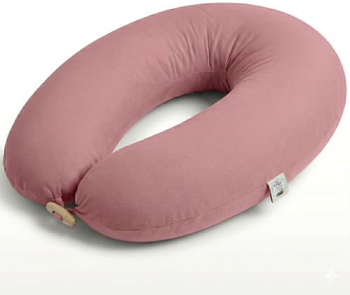 sei Design Stillkissen 170×30 cm – ergonomisch geprüftes Unterstützungskissen – EPS-Mikroperlenfüllung fein wie Sand – regulierbare Füllmenge – Premium-Baumwollbezug – waschbar – Made in Germany