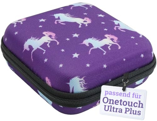 caseroxx Blutzuckermessgerät Tasche für Onetouch Ultra Plus Reflect