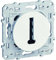 Schneider Electric S520496 Prise téléphone conjoncteur T Odace Blanc
