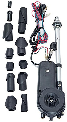 Quality Car Electric Aerial Radio Automatic Booster Power Antenna +Instructions