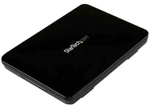 StarTech.com Boîtier USB 3.1 (10 Gb/s) sans outil pour disque dur SATA de 2,5 - Boîtier HDD / SSD SATA portable avec USB-C (S251BPU31C3)