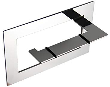 WC Rollenhalter/Toilettenpapierhalter/OHNE Bohren - Edelstahl in verschiedenen Oberflächen - Made in Germany -