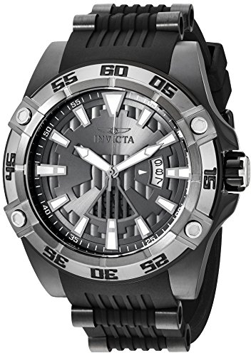 Invicta Herren analog Automatik Uhr mit Silikon Armband 26523