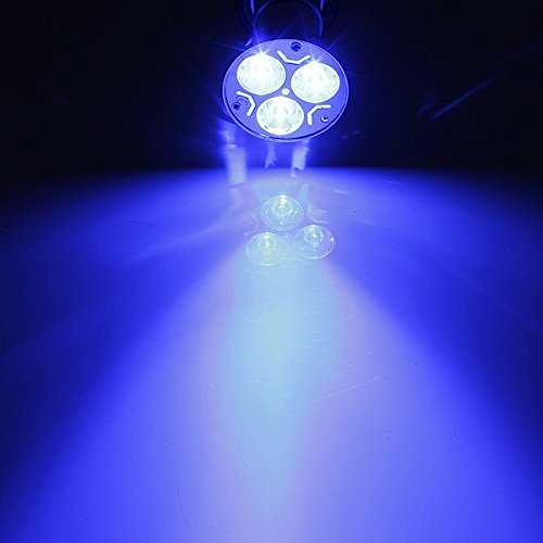 MASUNN GU10 3W AC 220V 3 LEDs rot/gelb/blau/grün LED Scheinwerfer Glühbirnen - Blau