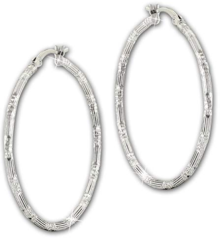 SilberDream Ohrringe Creolen 925 Echt Silber Orient Damen Schmuck SDO67374 Silber Creole