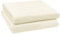 ZOLLNER 2er Set Badetücher - weiche und saugstarke Duschtücher - waschbar bis 95°C - Baumwolle - 100x150 cm in beige