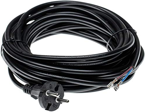 vhbw Universal-Stromkabel für Diverse Staubsauger z.B. kompatibel mit Kärcher, Siemens, Miele - 10 m Kabel 1000 W