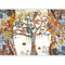 murando - Papier peint panoramique vintage 350x256 cm - Revêtement mural décoration pour chambre salon - Design moderne - Jaune marron - Arbre abstraction gustav klimt nature colorée l-A-0054-a-a