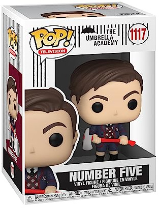 Funko POP! TV: Umbrella Academy - Number Five | Official Superheroes Merch - Collectable Vinyl Figurine for Shelf Display - Birthday Gift Idea for Fans and Collectors
