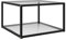 vidaXL Beistelltisch 2-stufig Couchtisch Wohnzimmertisch Teetisch Sofatisch Kaffeetisch Glastisch Transparent 60x60x35cm Hartglas Stahl