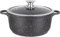 Generico Pentola casseruola in Alluminio con Coperchio in Vetro da 36-40 cm - Rivestimento Antiaderente per Una Cottura Senza Grassi Adatto Tutti Piani di Cottura