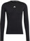 adidas Men's Techfit Training Long Sleeve Tee, Black, L Short
