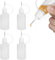 TUKNN Dosierflasche,Nadelflasche,Quetschflasche Klein,Spritzflasche,Plastikflasche,Leimflasche Leer,Kleine Plastikflaschen Zum BefüLlen,Mit Nadelspitze,5ml Leerfläschchen,Applikator Flasche,4 Stück