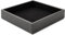 eglooh - Minerva - Taschenleerer Leder Anthrazit Grau - Schreibtisch-Organizer mit modernem Design - Ablagefach für Schlüssel, Münzen, Schmuck - cm 16,5 x 16,5 - Made in Italy