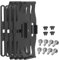 PLEXICLICK® ORIGINAL License Plate Holder for Cars - Frameless Invisible - Black - Universal Number Plate Holder - For UK 3mm Frames