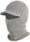 Rayson Cagoule Hiver Femmes Hommes Bonnet Cache-Cou élastique Tricoté Bonnet Cagoules de Ski de Course Chaud Cyclisme Ski Capuche Casquette,Gris Clair