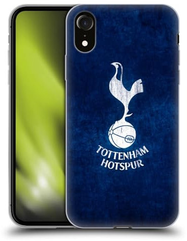 Head Case Designs Officially Licensed Tottenham Hotspur F.C. Distressed Badge Soft Gel Case Compatible With Apple iPhone XR