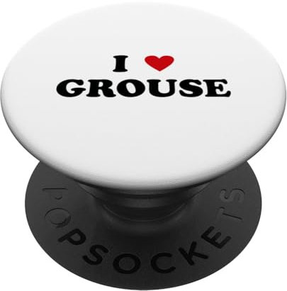 I Heart Dad Mom - Lustig, ich liebe Moorhuhn PopSockets mit austauschbarem PopGrip