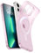 ESR Cover per iPhone 13 Pro, Custodia in Silicone Trasparente con MagSafe, Cover Sottile Antiurto, Custodia per Telefono in TPU Trasparente Sottile Anti-Ingiallimento, Serie Zero, Rosa