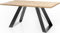 WFL GROUP Esstisch Colter im Modern Still, Rechteckig Tisch - Ausziehbar von 160 cm bis 260 cm, Pulverbeschichtete schwarzen Metallbeine - 160 x 90 cm (Eiche Craft, 160 x 90 cm)