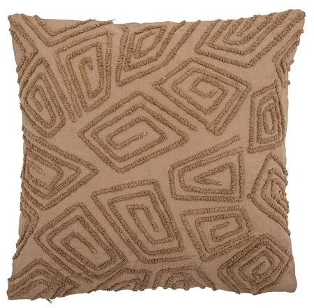 Bloomingville Watton Kissen, Braun, Baumwolle, L45xB45 cm