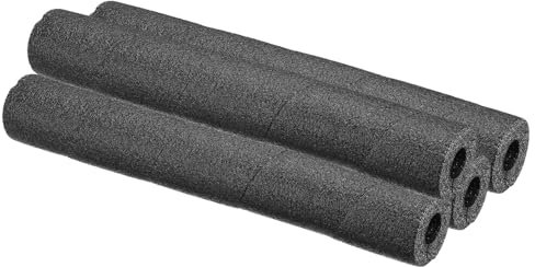 PATIKIL Pipe Insulation Foam Tube, 4Pcs 15.7 Lx1 IDx0.75 T No Adhesive Pole Wrap Pipe Cover Pool Noodles Multi-Purpose Soft Foam Tubing for Handle Outdoor Swimming Pool, Water Pipes, Black