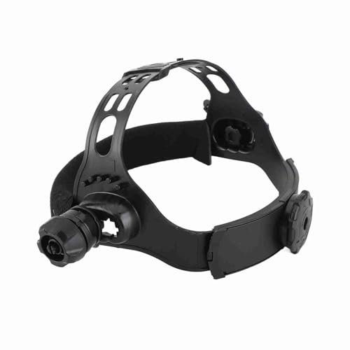 Kopfbedeckung Ersatz für Schweißmasken-Stirnband, Solar-Schweißhelme mit Automatischer Verdunkelung, Verstellbares Stirnband, Schweißhelm-Zubehör (Black)