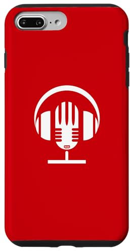 Custodia per iPhone 7 Plus/8 Plus Microfono e Cuffie Uomo Donna Bambini