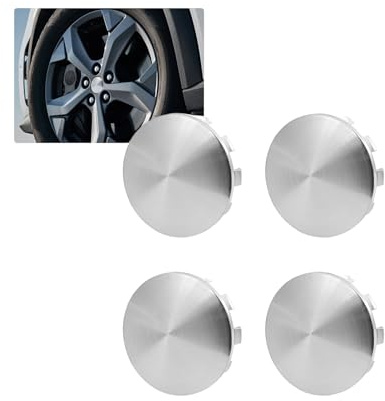 ontto 4 Stück 68MM Nabendeckel Radnabenkappen ABS Radnabenabdeckung Felgenkappen Ersetzen Passt für BMW BMW G20 G21 G30 G11 F15 X5 E39 E46 E60 E90 E90 Zubehör für Fahrzeug Radnaben Silber