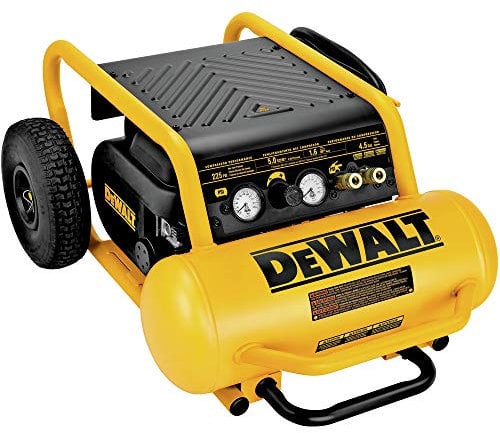 DEWALT D55146 4-1/2-Gallon 200-PSI Hand Carry Compressor with Wheels